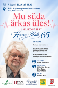 kontserdi "Mu süda ärkas üles" plakat